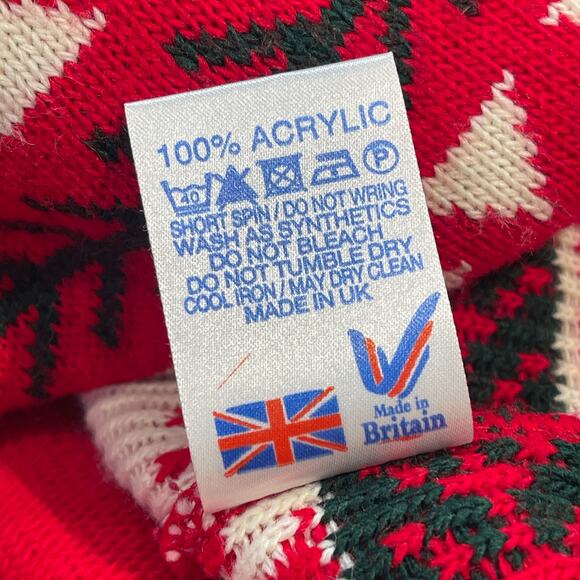 Another British Jumper ED SHEERAN Ugly Christmas Sweater Size Small - Picture 6 of 6